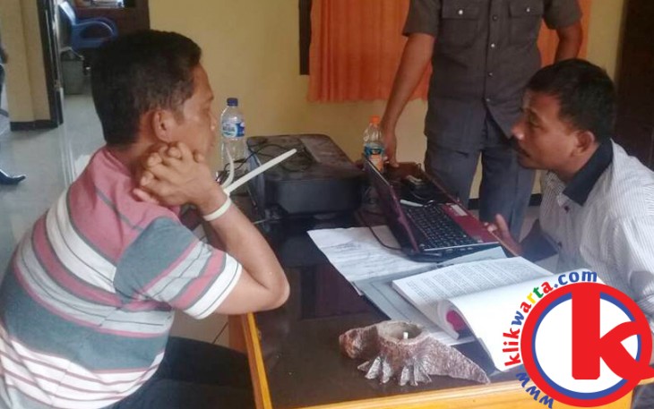 Irtawan saat diamankan polisi