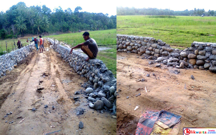 Lokasi pengerusakan talut 