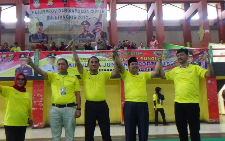 Kejurprov PBSI dan Kapolda Cup ke-IV se-Sumatera Resmi Di Mulai