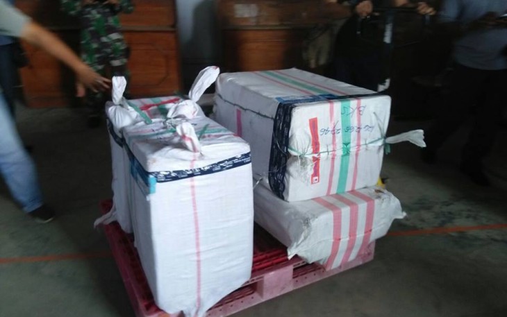 Senpi yang diamankan di Bandara Fatmawati Soekarno, Rabu (04/10/2017)