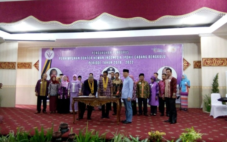Pengukuhan PDHI Cabang Bengkulu  