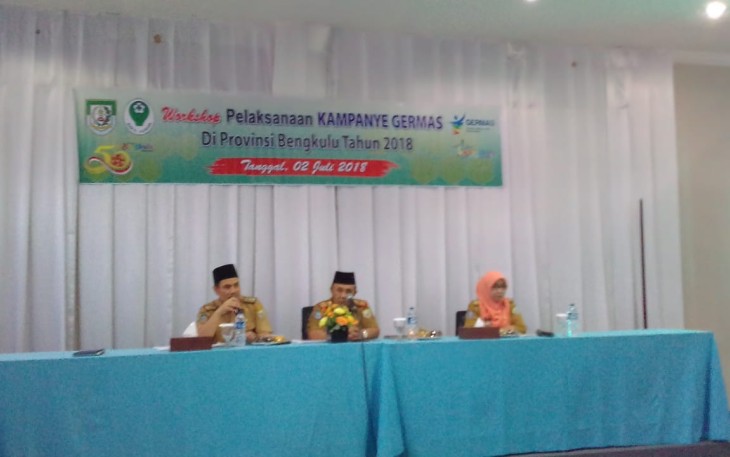 Kepala Dinas Kesehatan Provinsi Bengkulu Herwan Antoni saat menghadiri acara