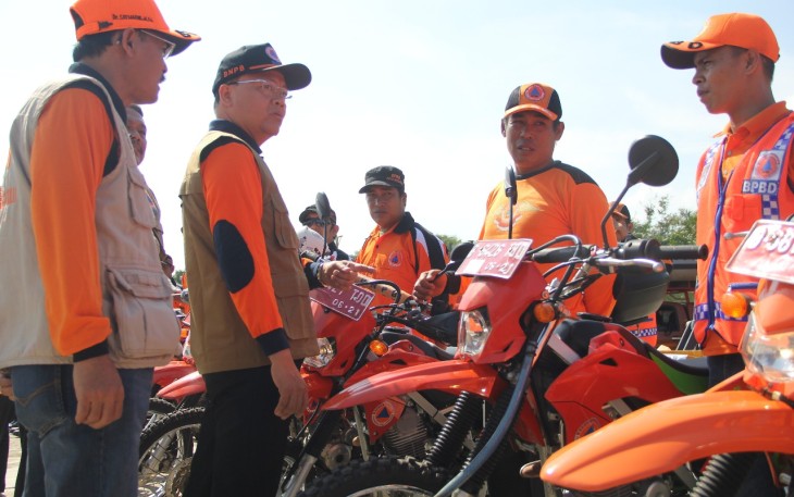 Plt Gubernur Bengkulu Rohidin Mersyah Cek Kesiapan Pasukan Penanggulangan Bencana Provinsi Bengkulu 