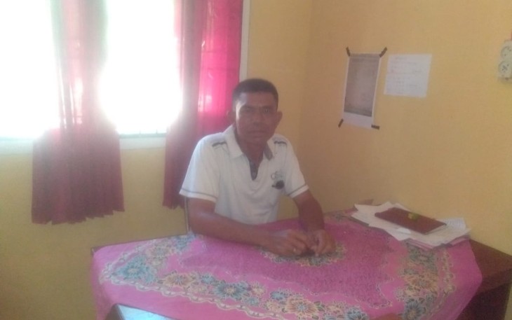 Kepala Desa Serangai Sahat Simanungkalit