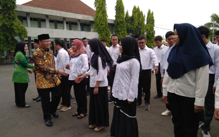 Gubernur Bengkulu Rohidin Mersyah Melepas Peserta Program Ausbildung