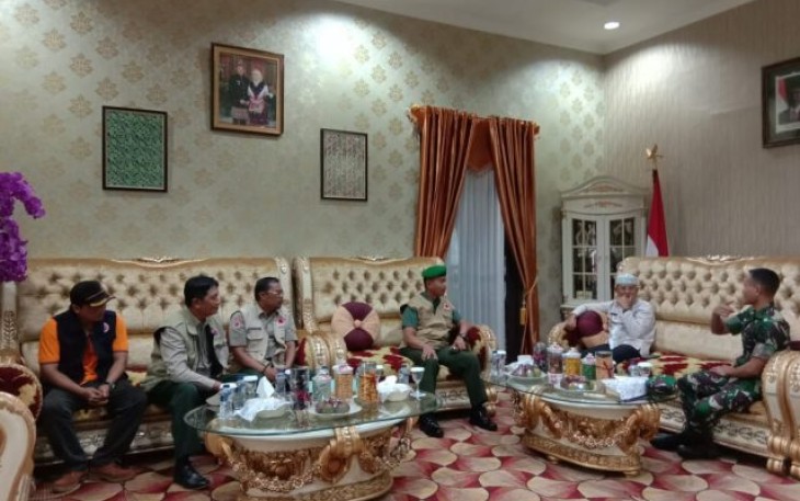Bupati Bengkulu Selatan Gusnan Mulyadi Terima Kunjungan Badan Nasional Penanggulangan Bencana