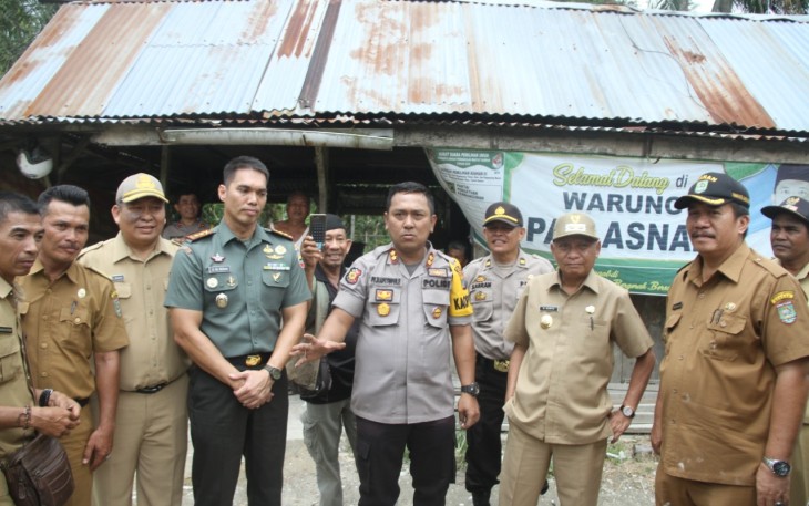 Plt Bupati Asahan Tinjau Lokasi Karya Bhakti TMMD