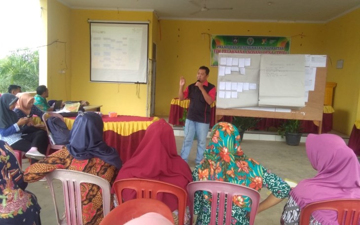 Pelatihan Peningkatan Kapasitas Tim Pelaksana Inovasi Desa Kecamatan Air Padang 