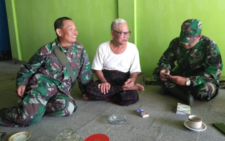 Satgas TMMD Jaga Silahturahmi Dengan Tokoh Agama