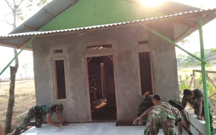 Kondisi Rumah Warga Saat TMMD 105 Kronjo