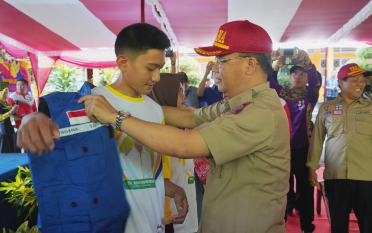 Gubernur Rohidin Kukuhkan Sahabat Tagana Bengkulu Selatan