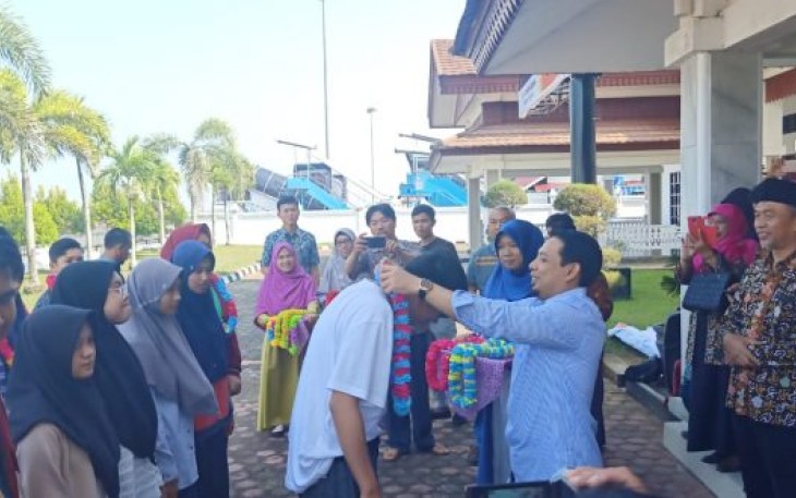 Wakil Wali Kota Bengkulu Dedy Wahyudi  Menyambut 16 Pelajar Peraih Mendali Emas Dalam Ajang World Invention Creativity Olimpic