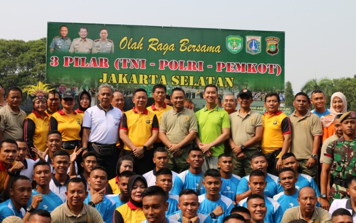 Ajang Sinergitas Kodim dan Polres Jakarta Selatan