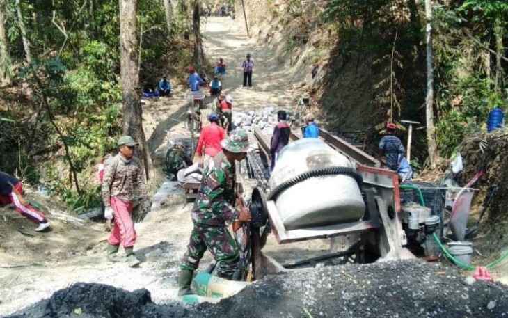Pembangunan Akses dukuh cilinduk