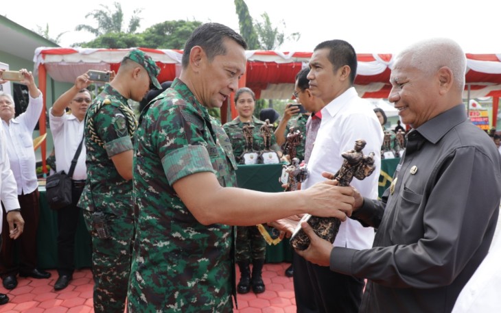 Bupati Asahan Hadiri Peresmian Gedung di Makorem 022/PT Siantar