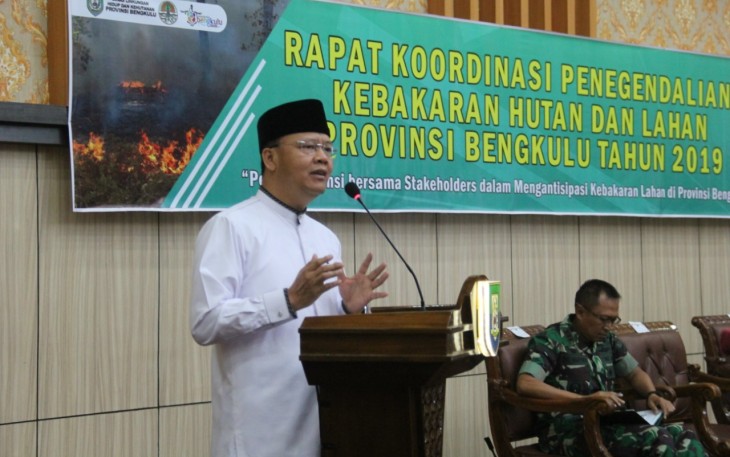 Gubernur Bengkulu Rohidin Mersyah 
