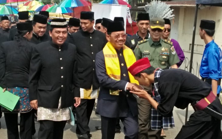 Plh Kasdim 0506/Tgr Damping Wakil Wali Kota Tangeran Lebaran Betawi