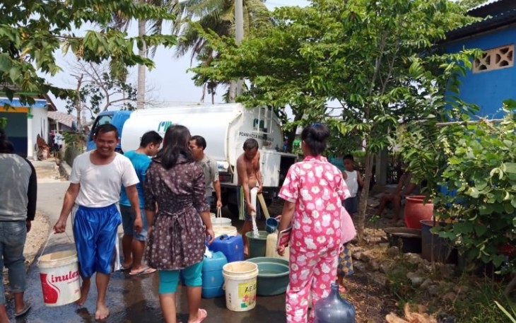 PDAM Tirta Dharma Kota Bengkulu Salurkan Bantuan Air Bersih Pada Warga 