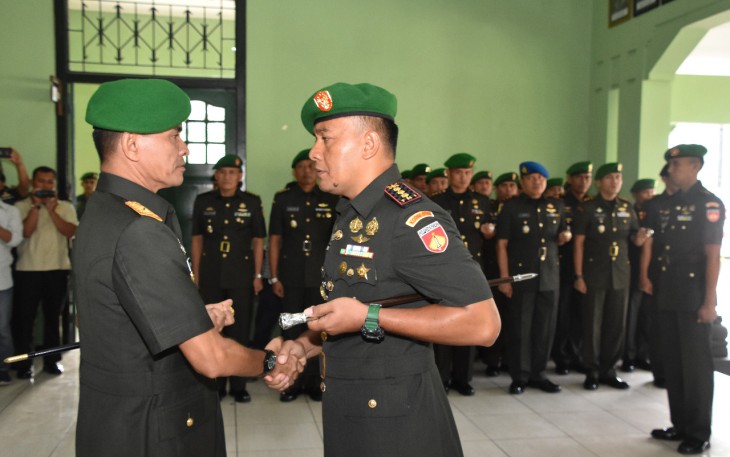 Sertijab Dandim 0734 Yogyakarta Kolonel Arh Zaenuddin