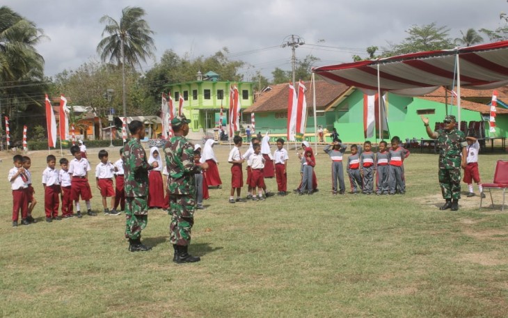 Prajurit TNI Maksimalkan Sarana dan Prasarana Jelang Pembukaan TMMD 106 Kodim Cilacap