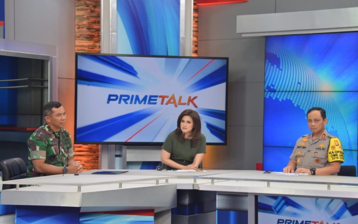 Prime talk Metro TV Pangdam Jaya dan Kapolda Metro Jaya Narasumber Jelang Pelantikan Presiden dan Wakil Presiden RI