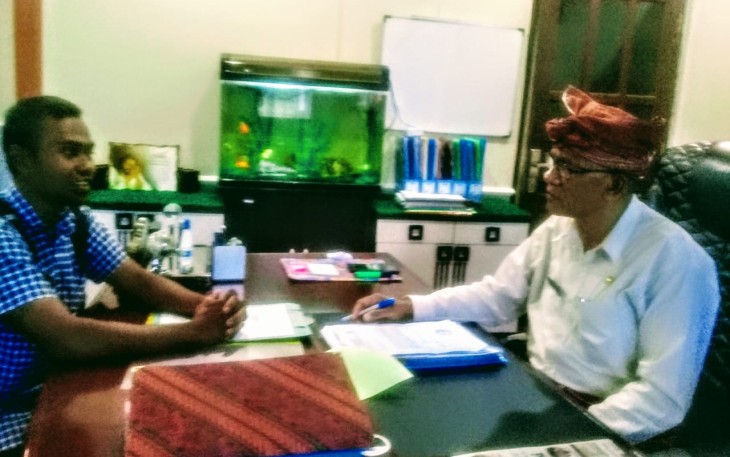 Kadisdik NTT saat ditemui awak media di ruang kerjanya