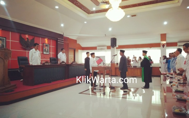 Plt Walikota Blitar Lantik Basuki Agus Riono Jadi Direktur PDAM Kota Blitar