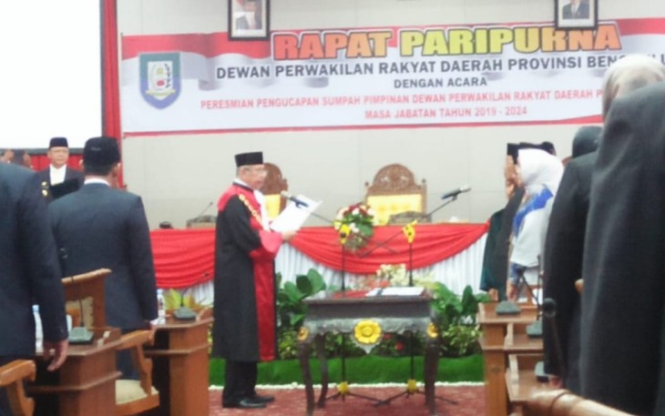 Paripurna DPRD Provinsi Bengkulu 