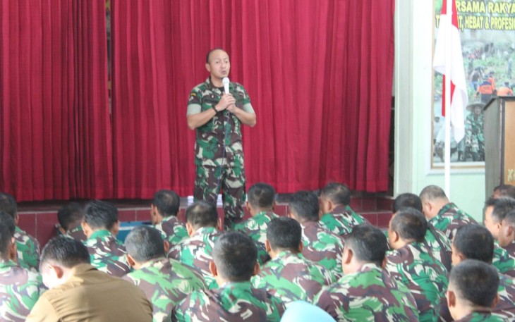 Pengarahan Dandim 0718/Pati kepada anggota dan keluarga