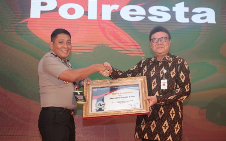 Menteri PANRB RI beri Penghargaan Polresta Banda Aceh