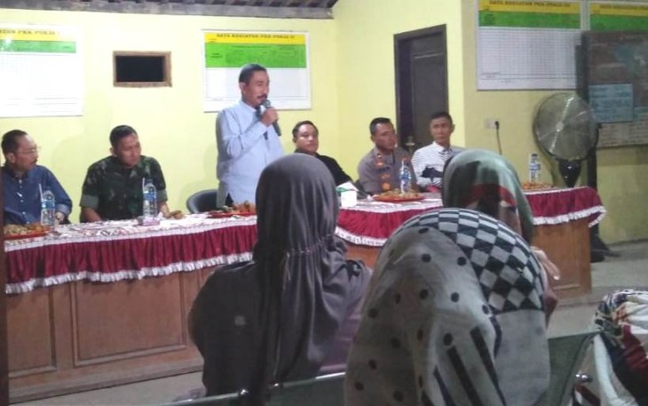 Bupati beserta rombongan Forkopimda melaksanakan pengecekan kesiapan Pilkades serentak 