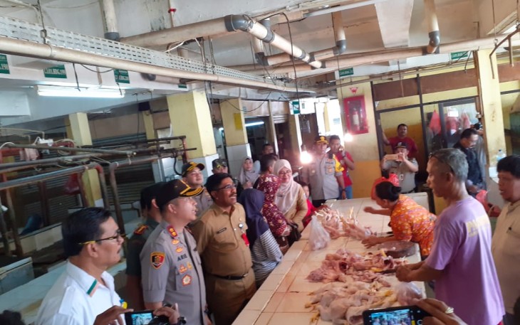 Muspiko sidak Pasar Kramatjati bersama Dandim dan Kapolres Jakarta timur