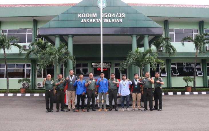 Dandim 0504/JS Terima Audiensi PMII Cabang Jakarta Selatan
