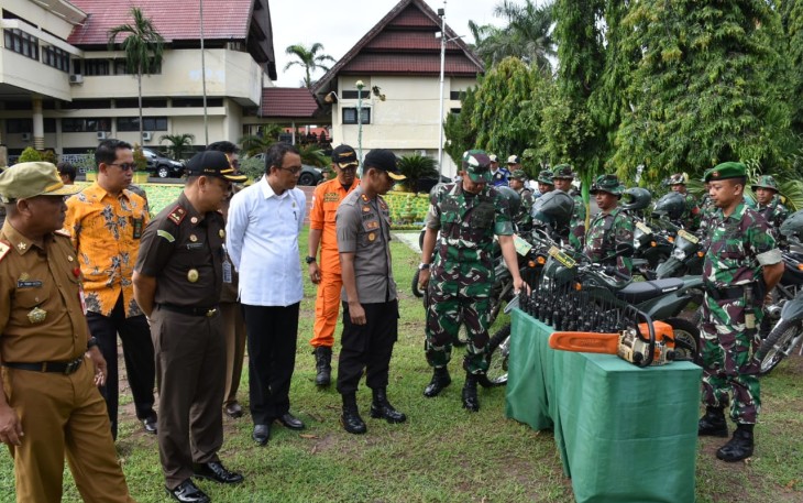 Libatkan Semua Pihak, Pemkab Soppeng Gelar Apel Kesiapsiagaan Bencana