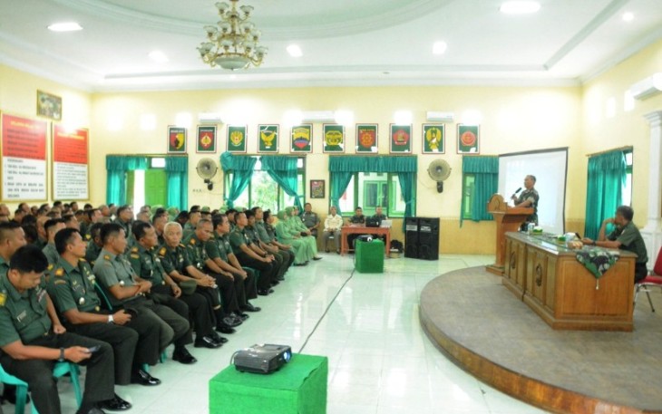 Keluarga Besar TNI Brebes Tak Luput Dari Safari Ceramah Bintal Kodam IV Diponegoro