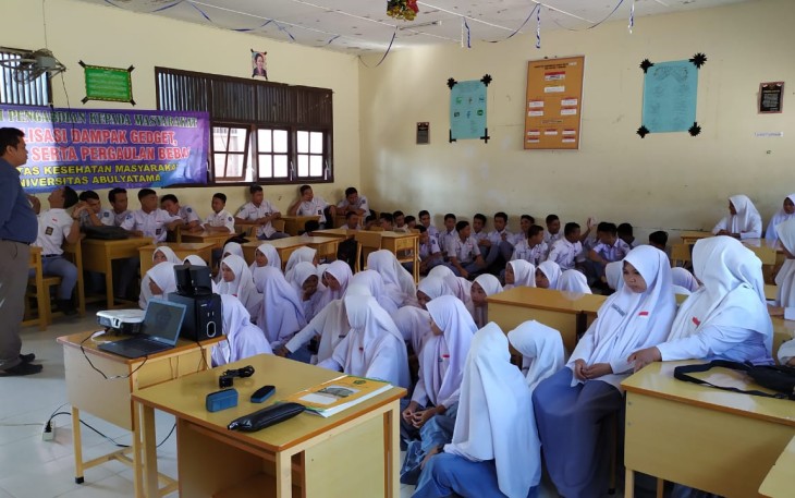 Mahasiswa Unaya Kembali Sosialisasi Dampak Gadged dan Narkoba serta Pergaulan Bebas ke Sekolah-Sekolah