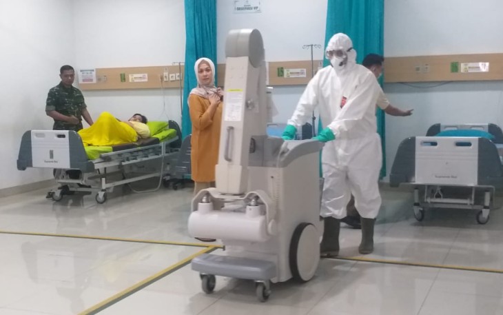 Simulasi Penanganan Virus Corona