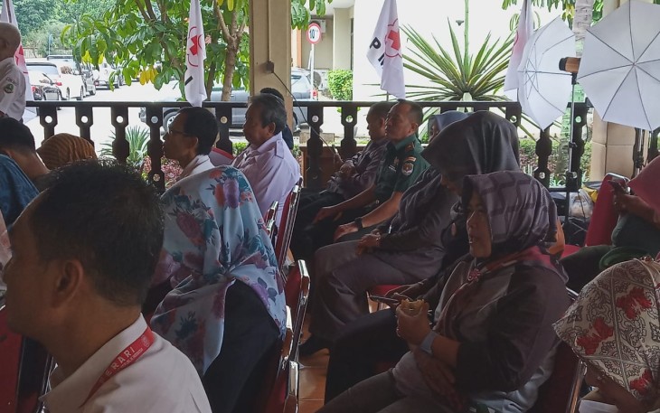 Danramil 01/Kranji Hadiri Pelantikan Pengurus PMI Kota Bekasi