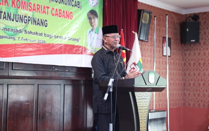 Syahrul Buka MAPENTA dan MUSKOMCAB Pemuda Katolik Cabang Kota Tanjungpinang 