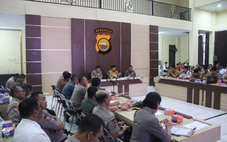 Rakor Antisipasi Pandemi Virus Corona (Covid-19) tingkat Provinsi Bengkulu