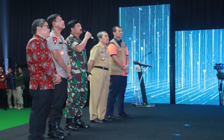 Panglima TNI dan Kapolri Launching Aplikasi Lancang Kuning