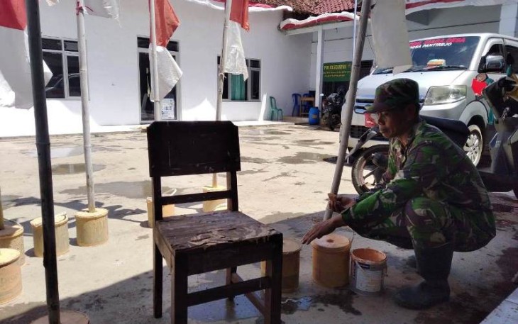 Kesibukan Satgas TMMD Reguler Pekalongan Untuk Kunjungan Asops Kasad