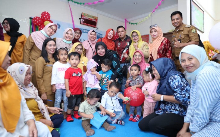 Kemeriahan Lomba PKK Kelurahan Melayu Kota Piring