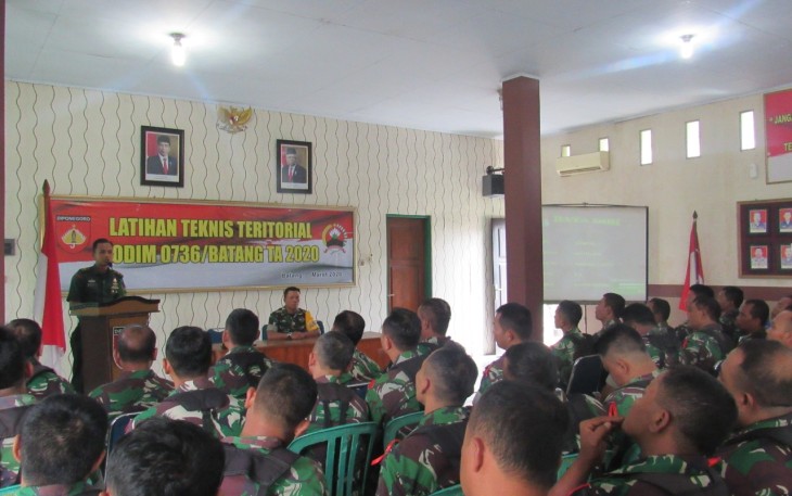 Melalui Latihan Teknis Teritorial Jadikan Prajurit Profesional Dalam Menjalani Tugas Kewilayahan