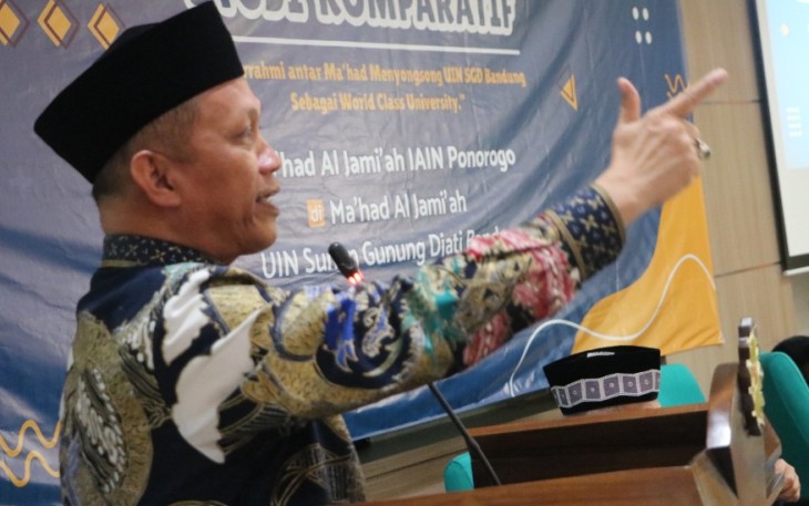 Rektor UIN SGD Bandung Prof Dr H Mahmud MSi 