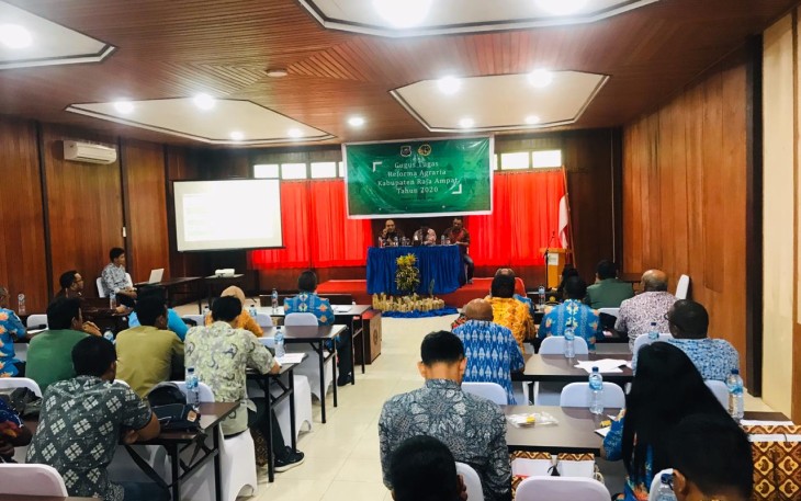 Kantor Pertanahan Raja Ampat Gelar Rakor