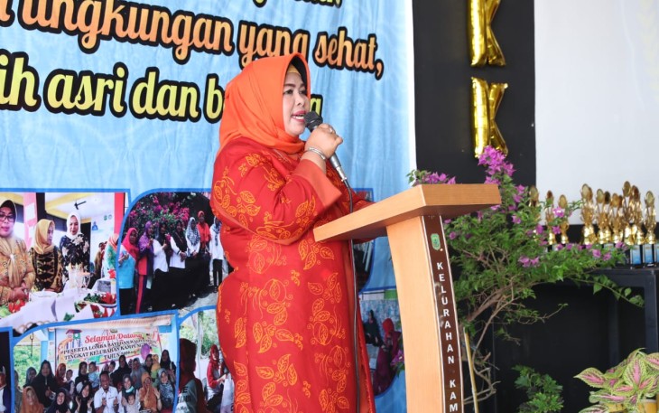Lomba PKK Kampung Bulang Dimeriahkan Kiki Lida