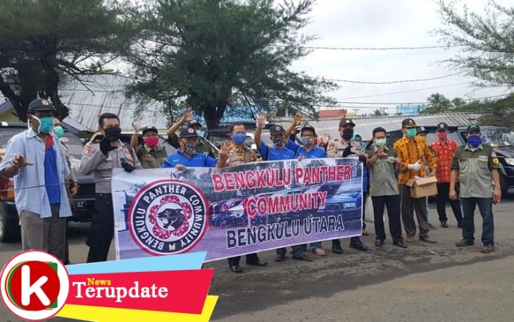 BPC 03 Bengkulu Utara Bagikan 600 Masker Kain Pada Pengendara 