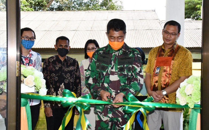 Danrem 143/Ho Resmikan Gedung Baru Perpustakaan SMA Kartika XX-2 Kota Kendari