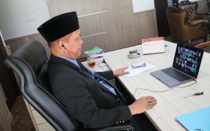 Sidang Senat Terbuka Dies Natalis UIN SGD Bandung ke-52 Digelar Melalui Teleconference
